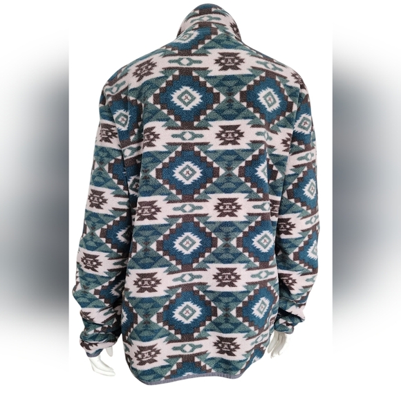 WESC Aztec fleece Men's Lg Women's Xl - Picture 6 of 9